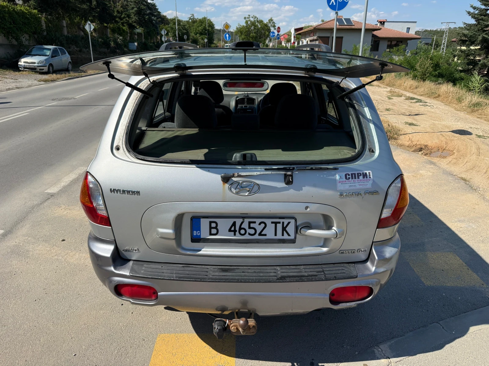 Hyundai Santa fe Десен Волан! 2.0 CRDT 115к.с. 4x4 Работещ климатик, снимка 15 - Автомобили и джипове - 55266571