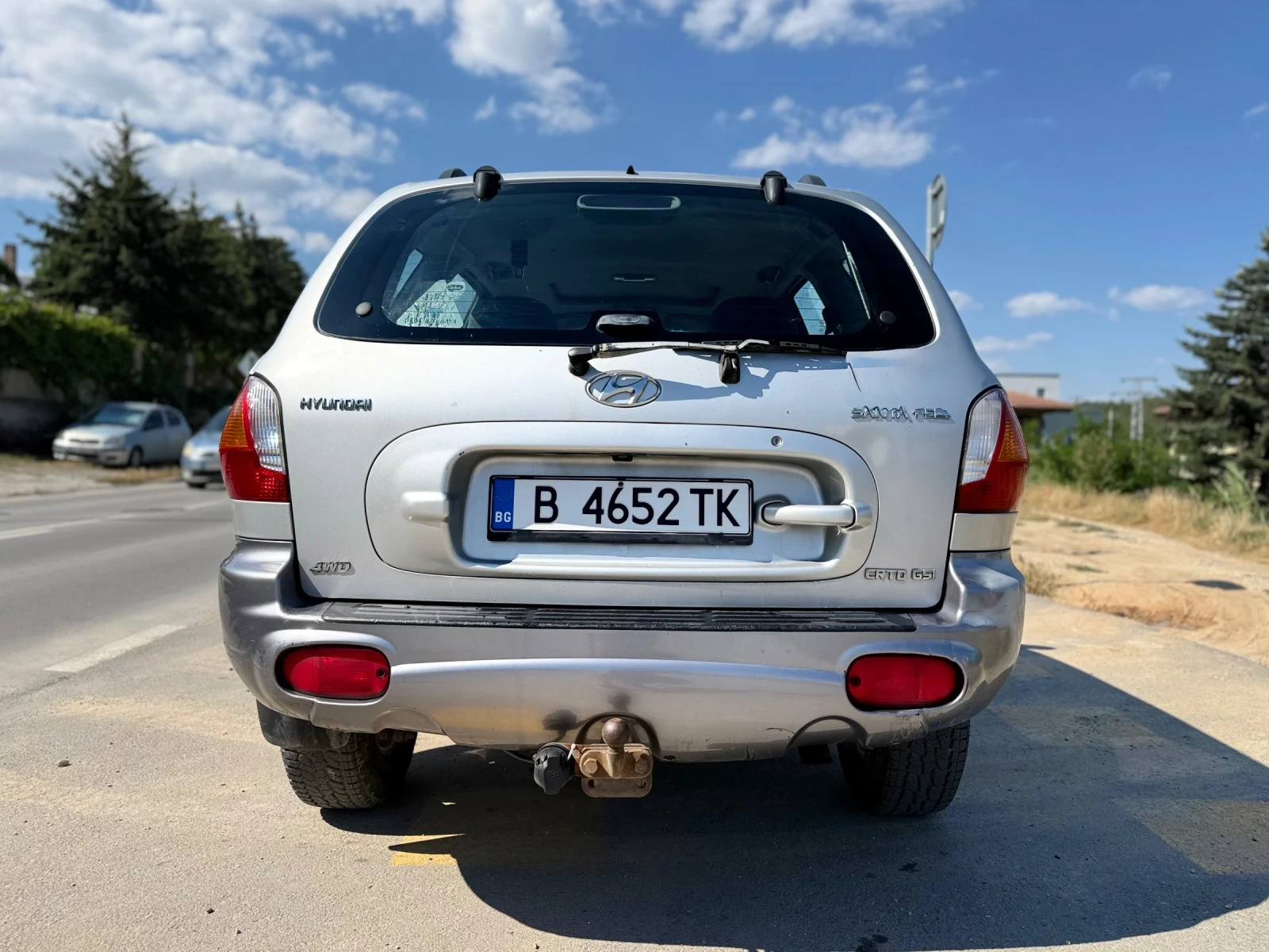 Hyundai Santa fe Десен Волан! 2.0 CRDT 115к.с. 4x4 Работещ климатик, снимка 4 - Автомобили и джипове - 55266571