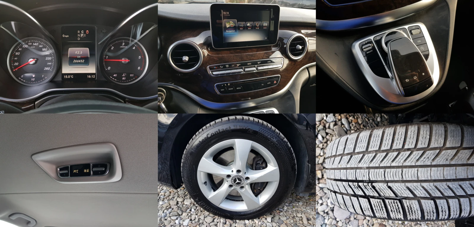 Mercedes-Benz V 220 CDI Premium Extralong 8+ 1 места ЛИЗИНГ, снимка 13 - Бусове и автобуси - 53878108