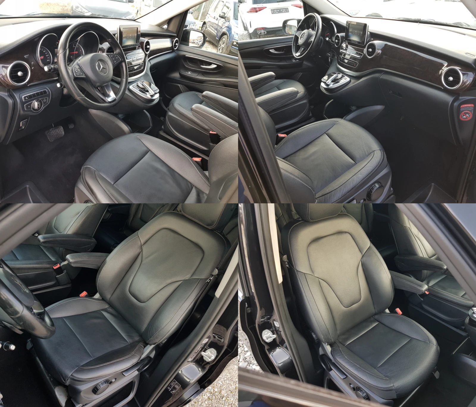 Mercedes-Benz V 220 CDI Premium Extralong 8+ 1 места ЛИЗИНГ, снимка 9 - Бусове и автобуси - 53878108