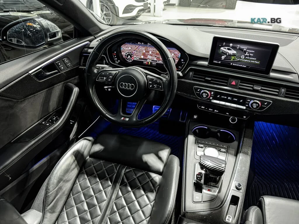 Audi S5 QUATTRO* TECHNIK* ДИГ* ТАБЛО* SUNROOF* ПОДГРЕВ* , снимка 9 - Автомобили и джипове - 54896145