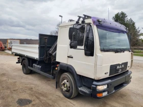 Man 12.224 Самосвал с кран, снимка 8