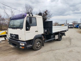 Man 12.224 Самосвал с кран, снимка 7