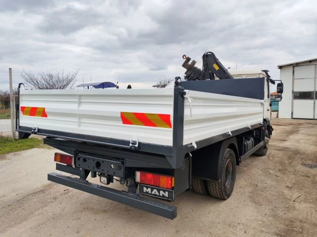 Man 12.224 Самосвал с кран, снимка 9 - Камиони - 53888441