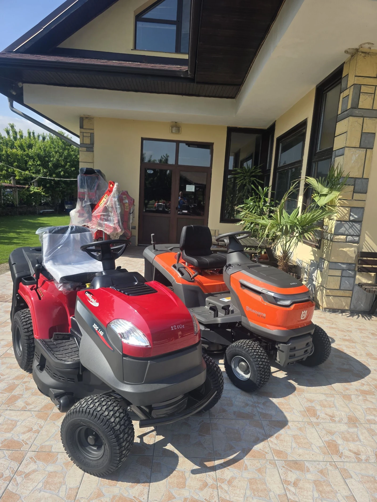 Трактор Kubota Husqvarna , Castel garden