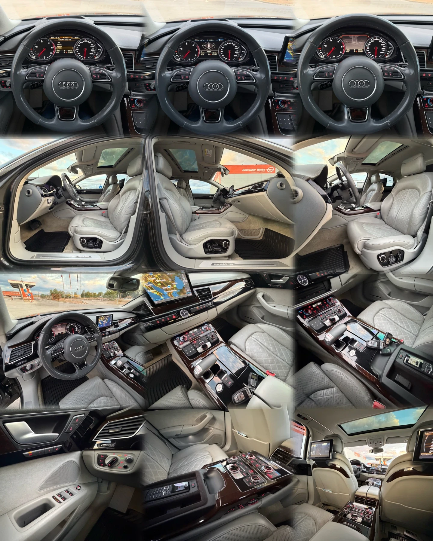 Audi A8 4.2TDI FULL EXCLUSIVE 3xTV, снимка 15 - Автомобили и джипове - 56202768