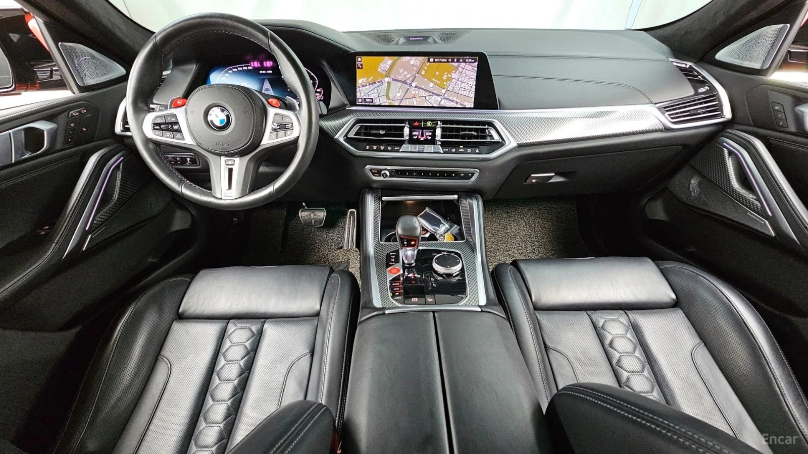 BMW X6 M* LASER* ПОДГРЕВ* ОБДУХВАНЕ* HEADUP* HUD* 360* , снимка 7 - Автомобили и джипове - 55425462