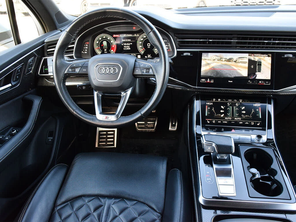 Audi SQ7 TECHNIK 4.0 V8| MATRIX| DISTRONIC| 360| PANO| B&O|, снимка 9 - Автомобили и джипове - 55433305