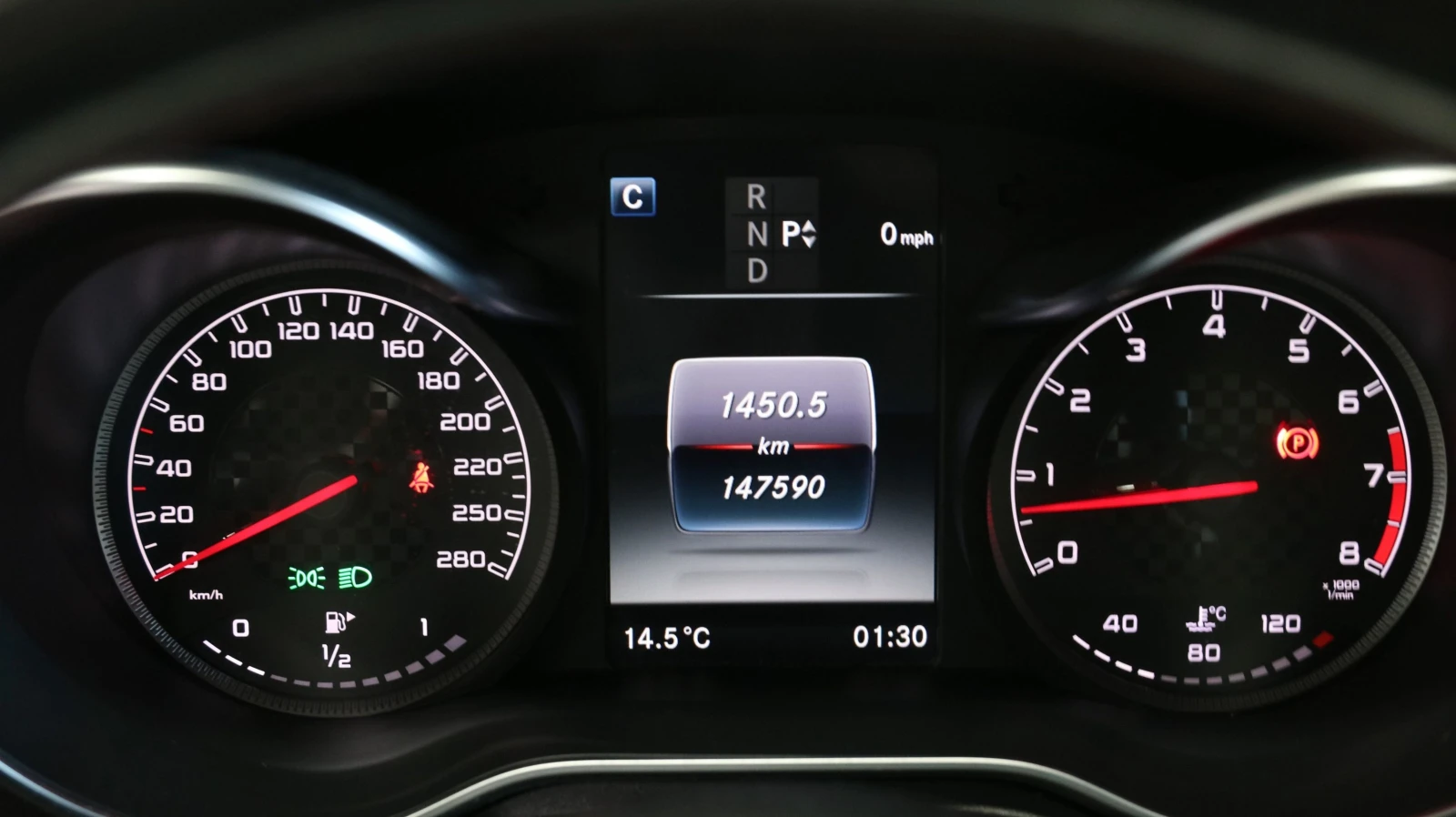 Mercedes-Benz C 450 AMG BURMESTER* RED STITCH* PANOROOF* KEYLESS* PREMIUM* | Mobile.bg   11