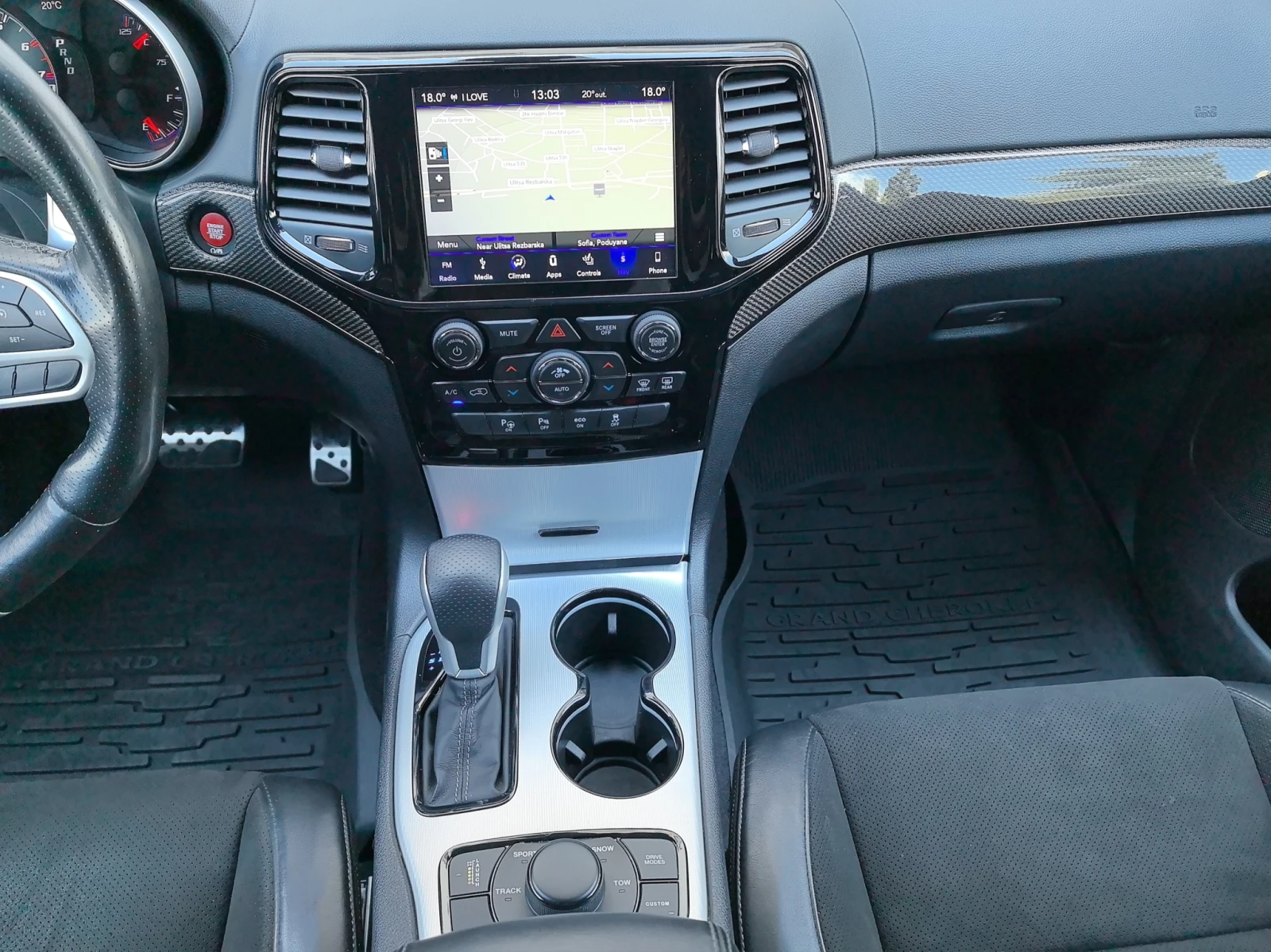 Jeep Grand cherokee TRACKHAWK 6.2L V8 710 hp | Mobile.bg   13