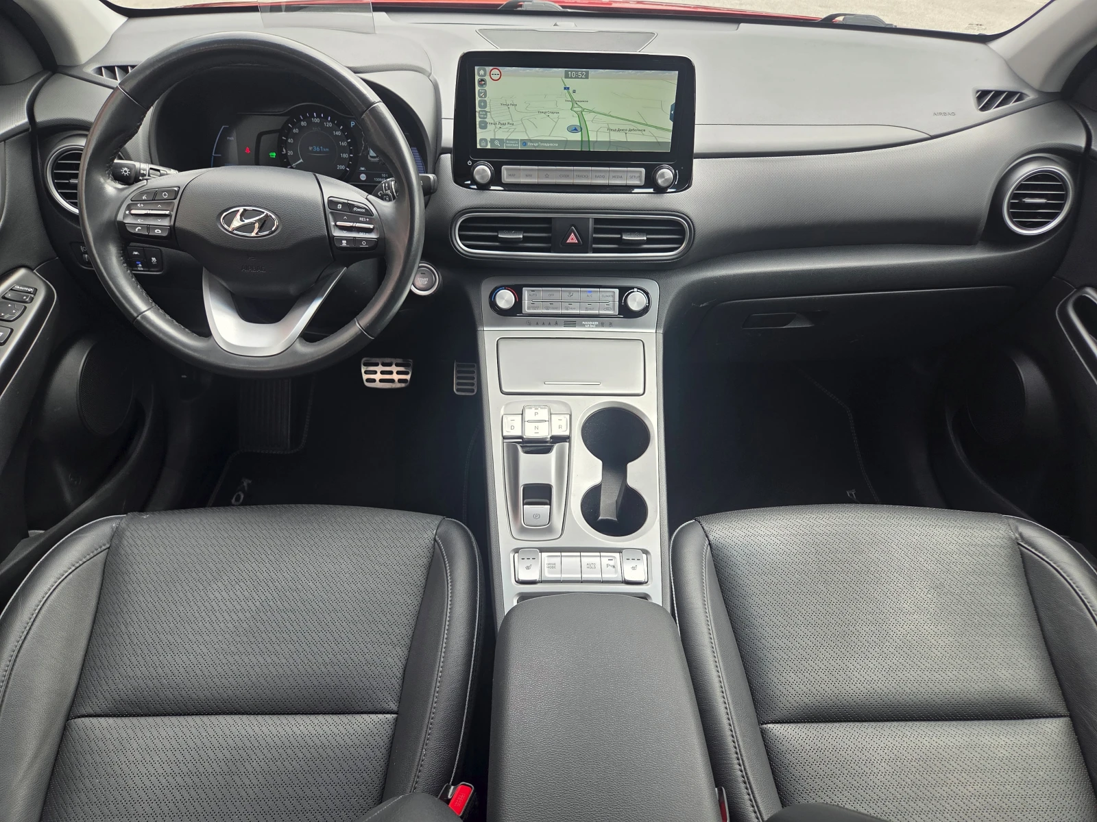 Hyundai Kona 64kWh/Premium/Head-Up/Термопомпа/Distronic/KRELL, снимка 11 - Автомобили и джипове - 54378565