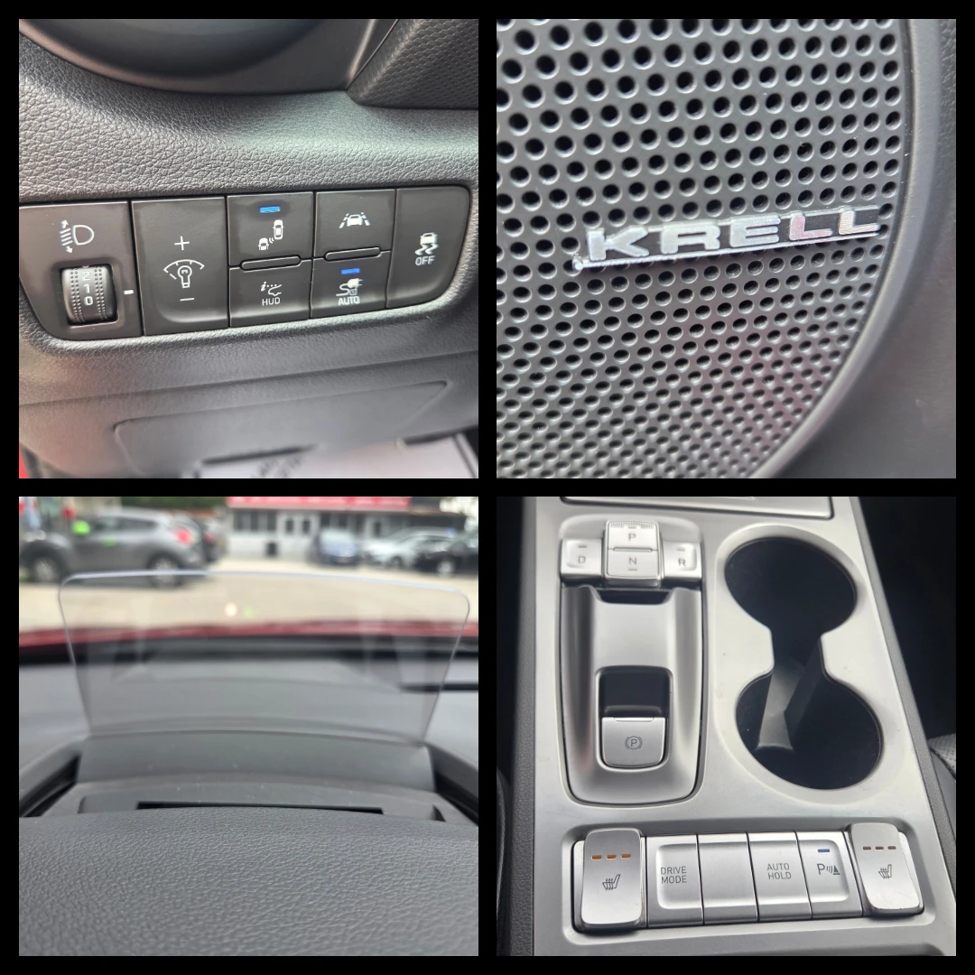 Hyundai Kona 64kWh/Premium/Head-Up/Термопомпа/Distronic/KRELL, снимка 12 - Автомобили и джипове - 54378565