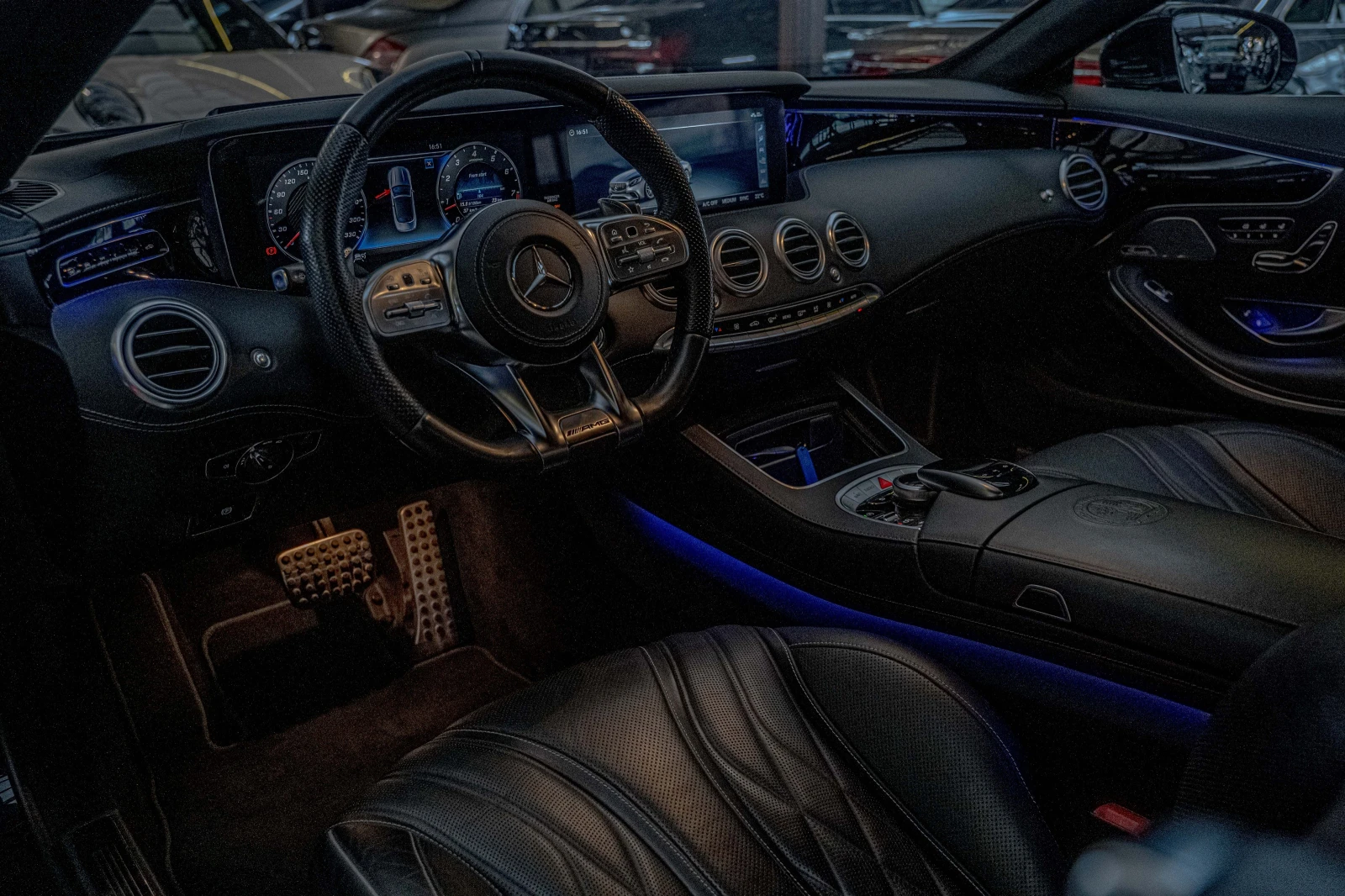 Mercedes-Benz S 63 AMG 4Matic/Swarovski/HuD/Burmester/AirMatic/Night Visi | Mobile.bg   11