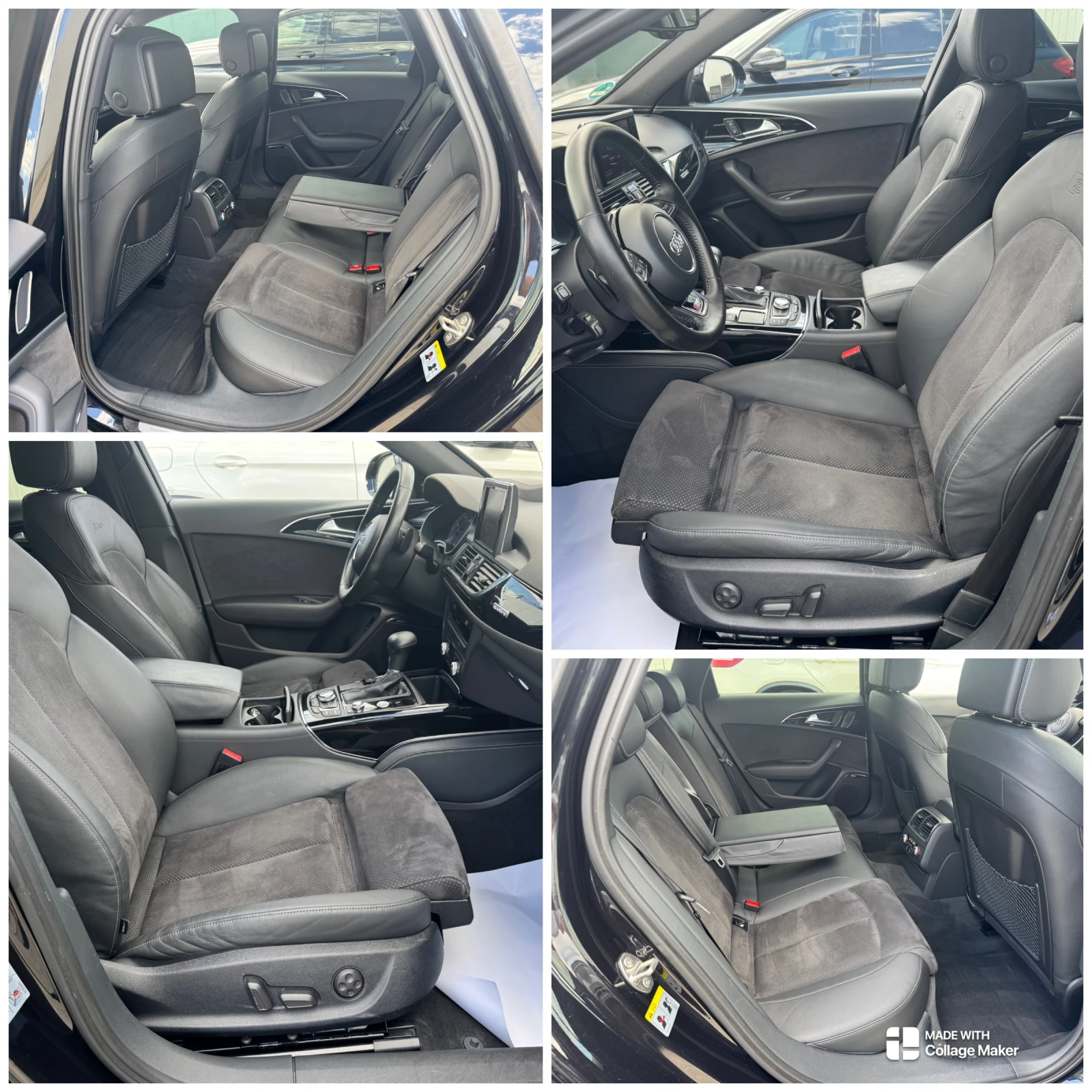 Audi A6 BiTDI-313 8ZF ACC ПАНОРАМА HUD NIGHT-VISION КАМЕРА, снимка 13 - Автомобили и джипове - 54914344