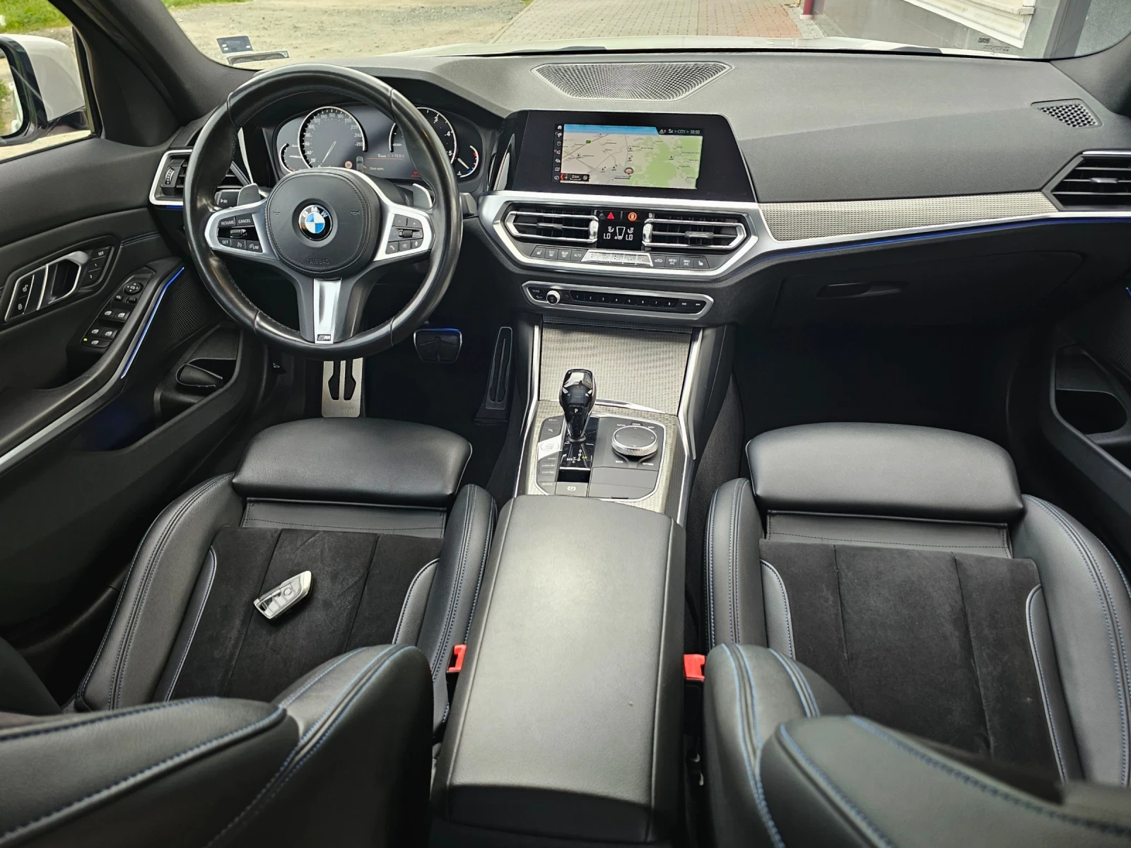 BMW 320 Mpack, RWD, Memory, Alpinweiss, Service history, снимка 11 - Автомобили и джипове - 55866141