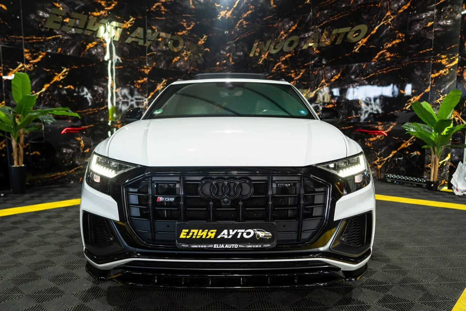 Audi SQ8 4.0D V8 MATRIX ПАНО B&O HUD 360 ЛИЗИНГ 100%, снимка 3 - Автомобили и джипове - 55695008
