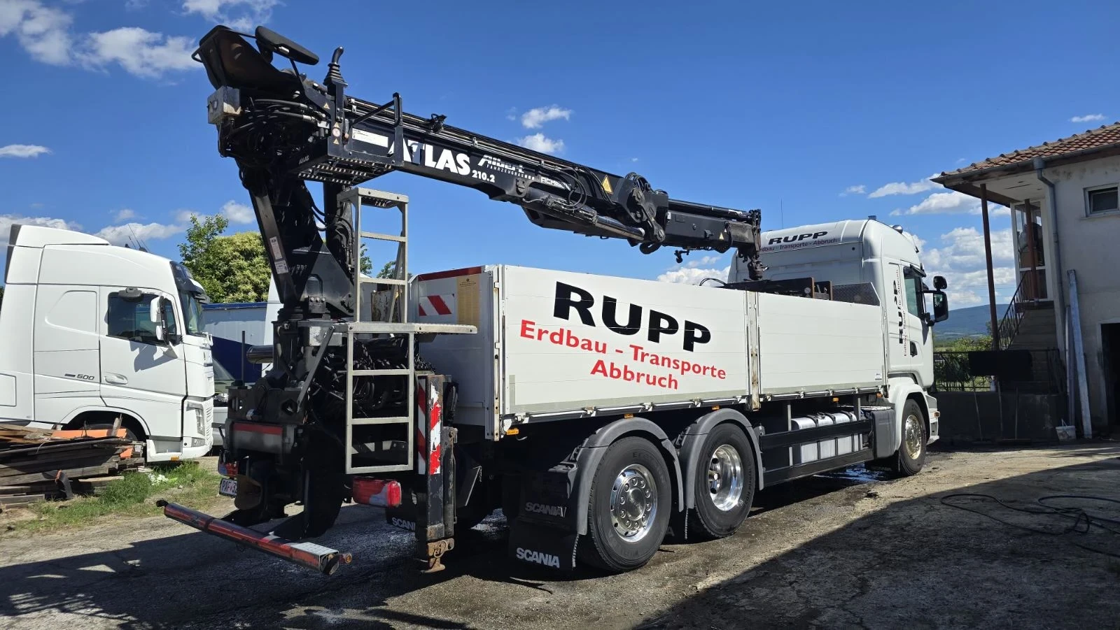 Scania R 490/ 6Х2 / кран ATLAS 210.2 / евро 6, снимка 8 - Камиони - 54903257
