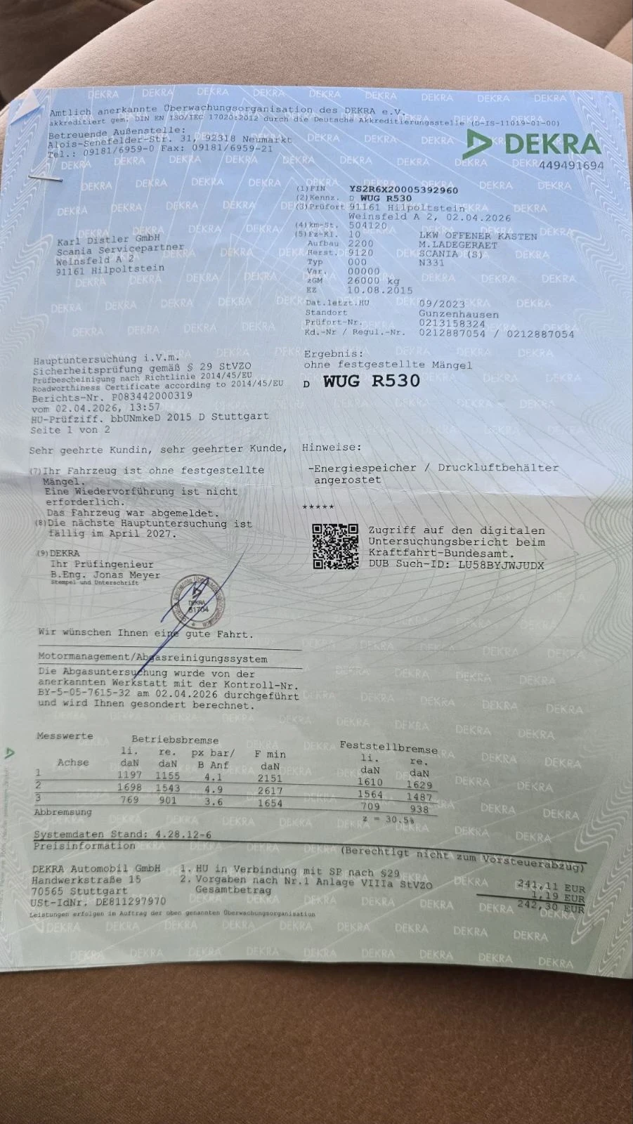 Scania R 490/ 6Х2 / кран ATLAS 210.2 / евро 6, снимка 12 - Камиони - 54903257