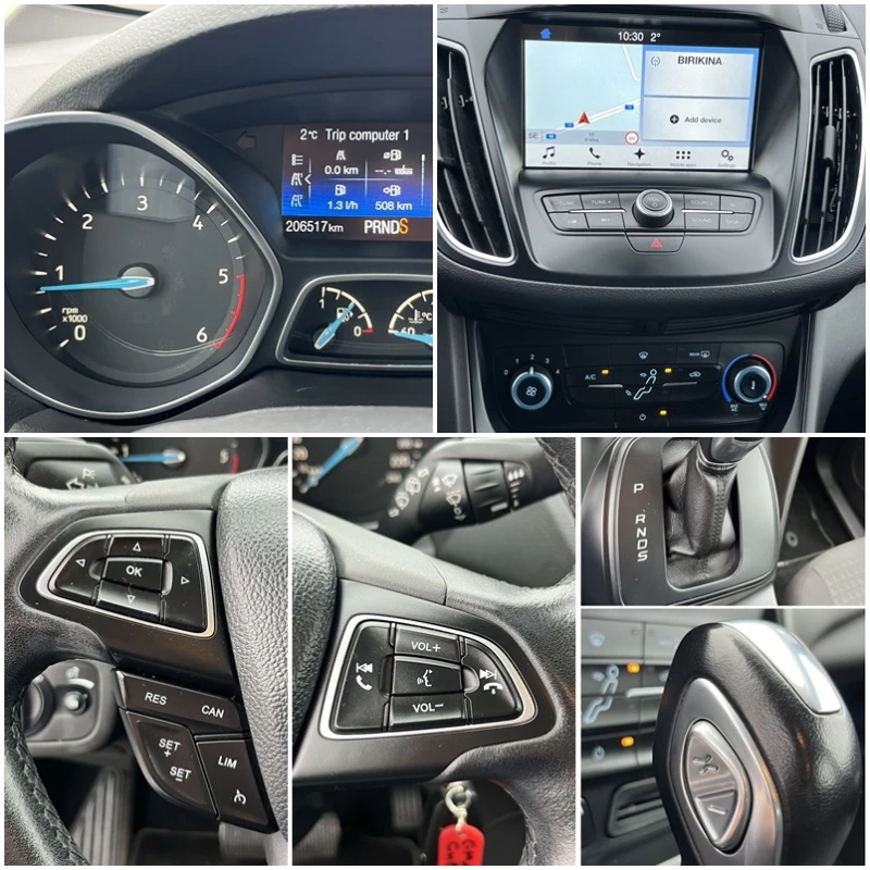 Ford C-max 2.0TDI 150кс 6 СКОРОСТИ EURO 6 NAVI АВТОПИЛОТ ИТАЛ, снимка 13 - Автомобили и джипове - 48214912