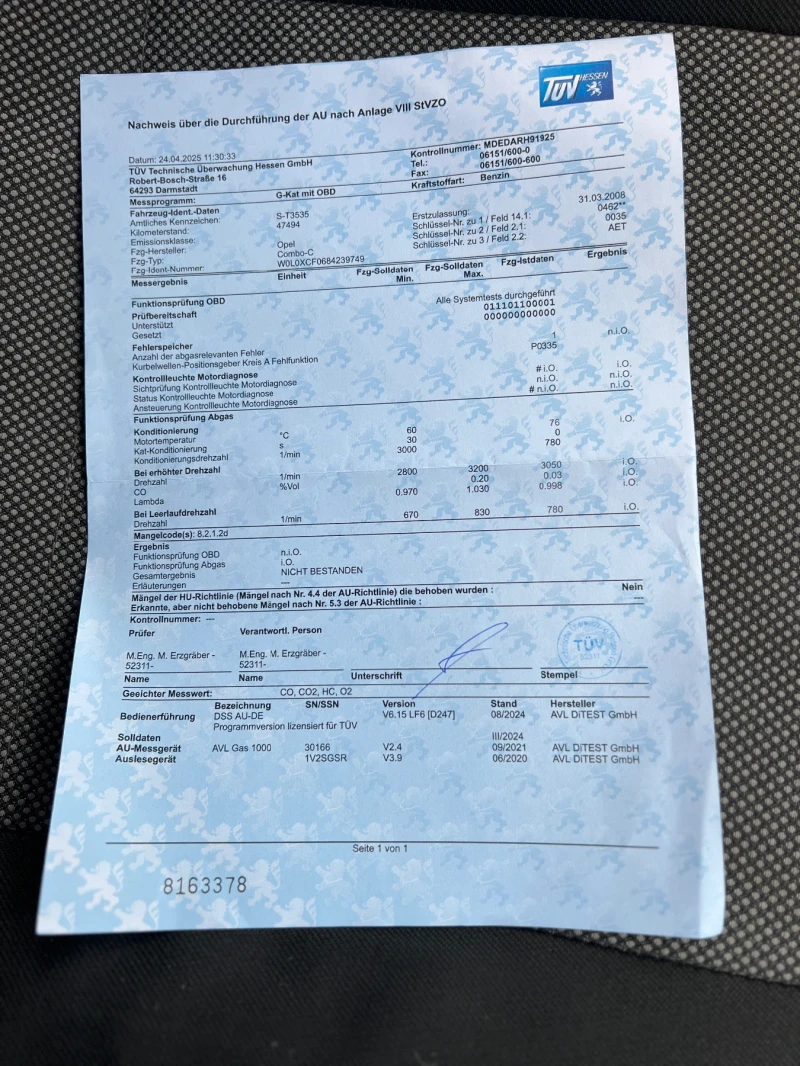 Opel Combo 1.4 Ecotec Реално км. TUV, снимка 8 - Автомобили и джипове - 52616318