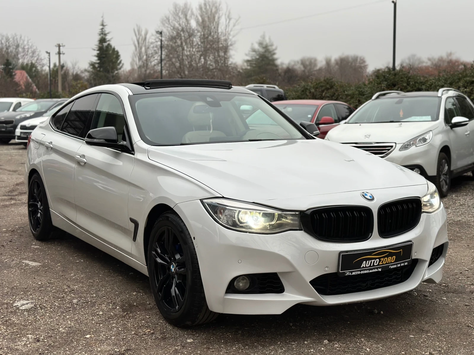 BMW 3gt M PAKET* 320D* HEAD UP* 360KAMERI* PANORAMA* ПЕРЛА - изображение 2