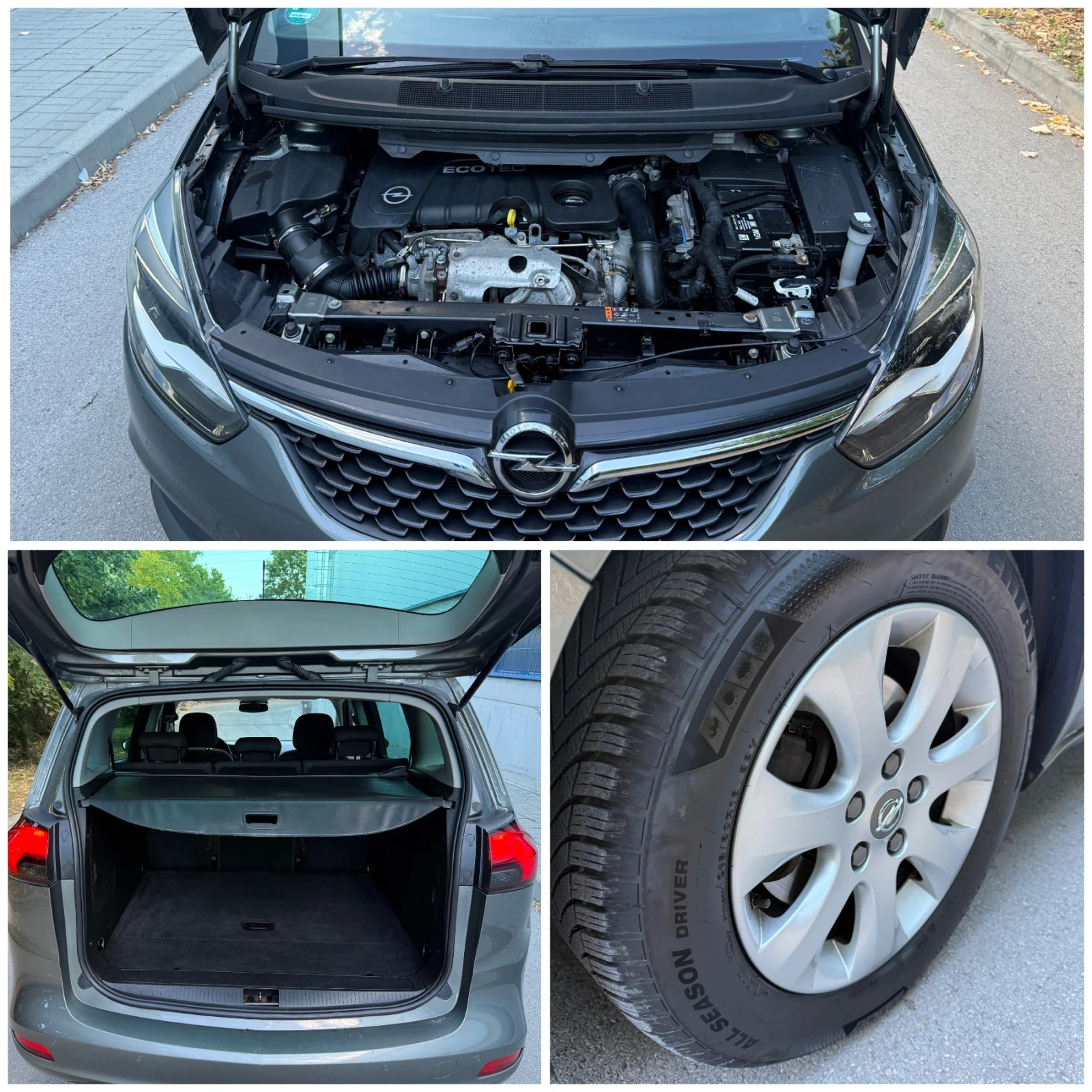 Opel Zafira 1.6 TDCi, снимка 14 - Автомобили и джипове - 55422280