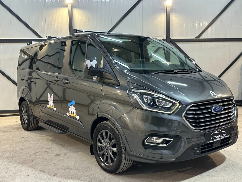 Ford Transit Custom КОЖА* НАВИ* 7+ 1 МЕСТА, снимка 2 - Бусове и автобуси - 52804762