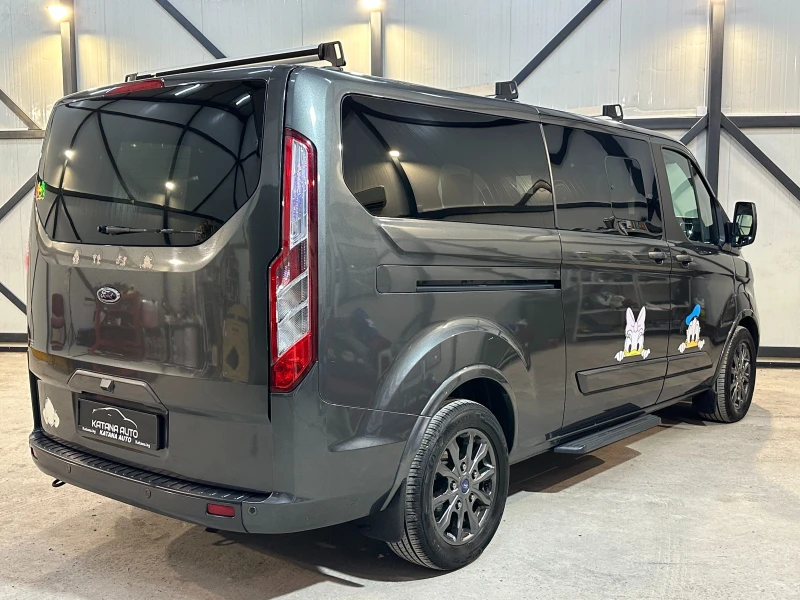 Ford Transit Custom КОЖА* НАВИ* 7+ 1 МЕСТА, снимка 3 - Бусове и автобуси - 52804762