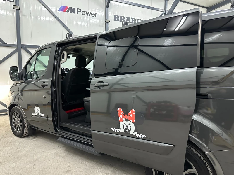Ford Transit Custom КОЖА* НАВИ* 7+ 1 МЕСТА, снимка 6 - Бусове и автобуси - 52804762