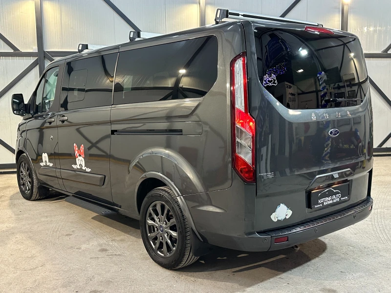 Ford Transit Custom КОЖА* НАВИ* 7+ 1 МЕСТА, снимка 4 - Бусове и автобуси - 52804762