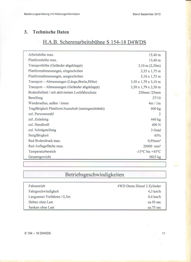 Автовишка Друга марка HAB S154-18 4x4, снимка 12 - Индустриална техника - 50359099