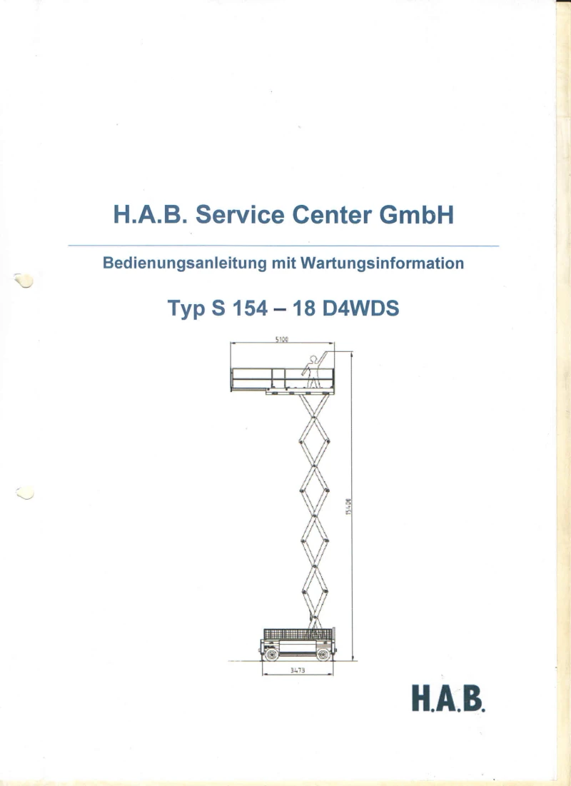 Автовишка Друга марка HAB S154-18 4x4, снимка 11 - Индустриална техника - 50359099