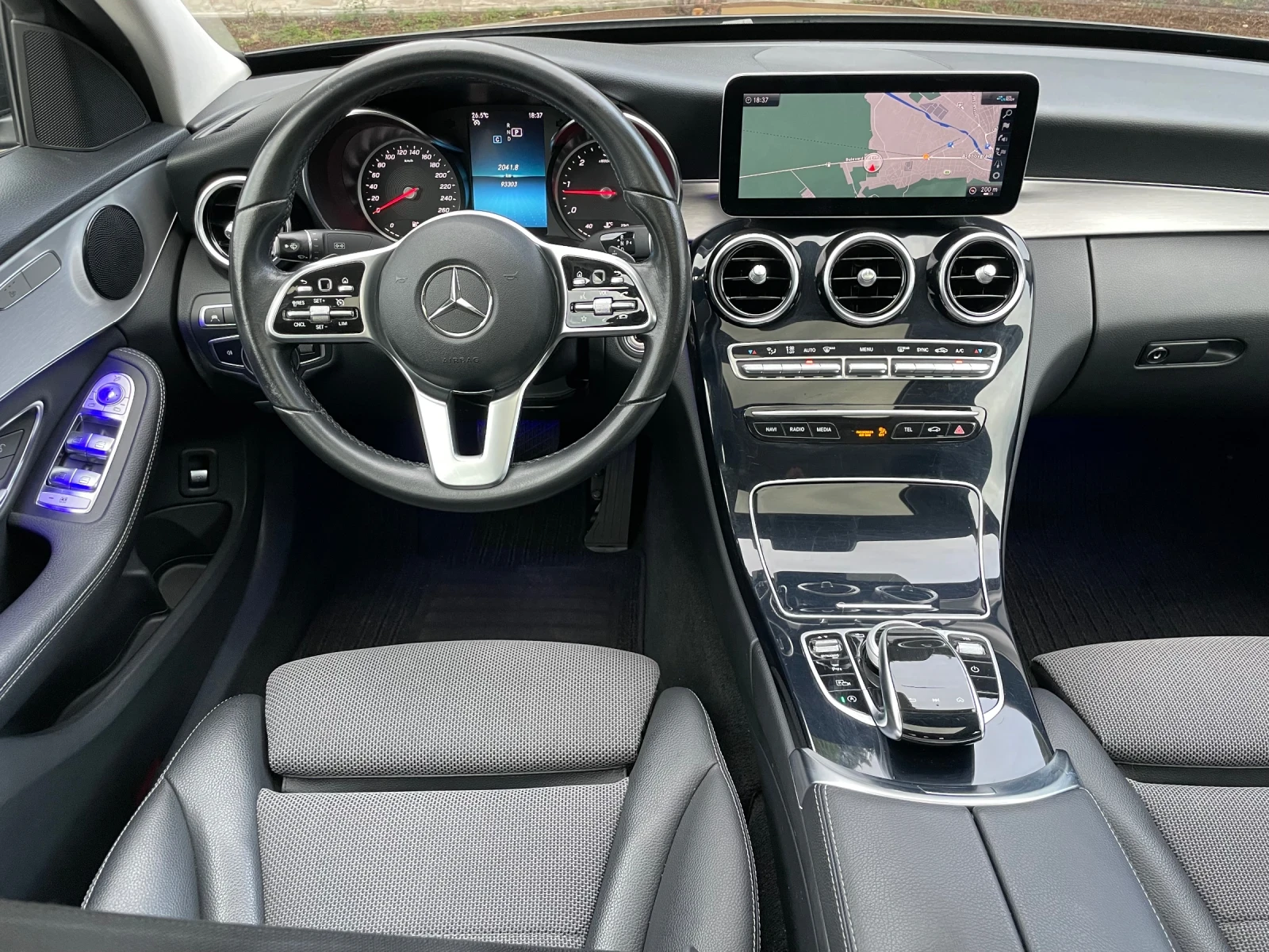 Mercedes-Benz C 220 9-G 194 к.с. FACE MULTIBEAM LED 93000 км.ГЕРМАНИЯ - изображение 8