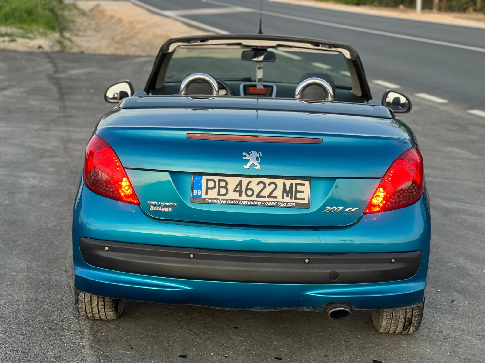 Peugeot 207 CABRIO* GT* 150hp* OCEAN BLUE* RECARO* JBL* TOP* , снимка 7 - Автомобили и джипове - 54284985