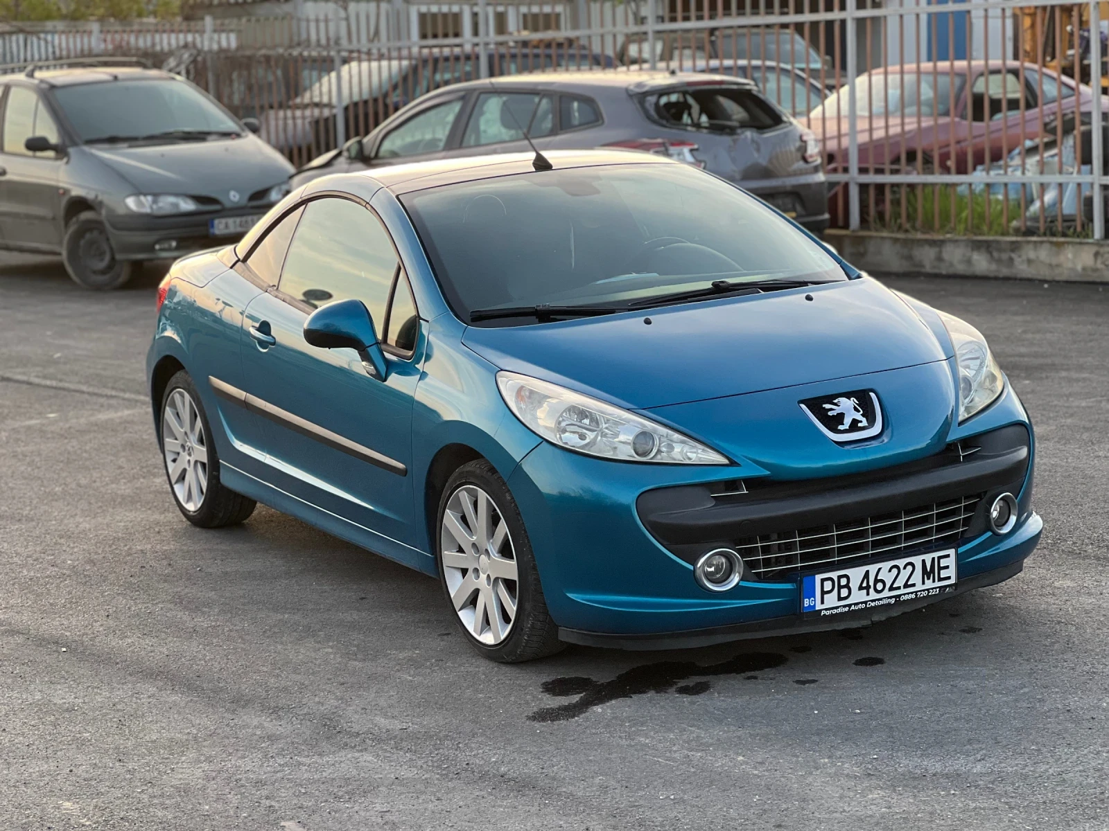Peugeot 207 CABRIO* GT* 150hp* OCEAN BLUE* RECARO* JBL* TOP* , снимка 8 - Автомобили и джипове - 54284985