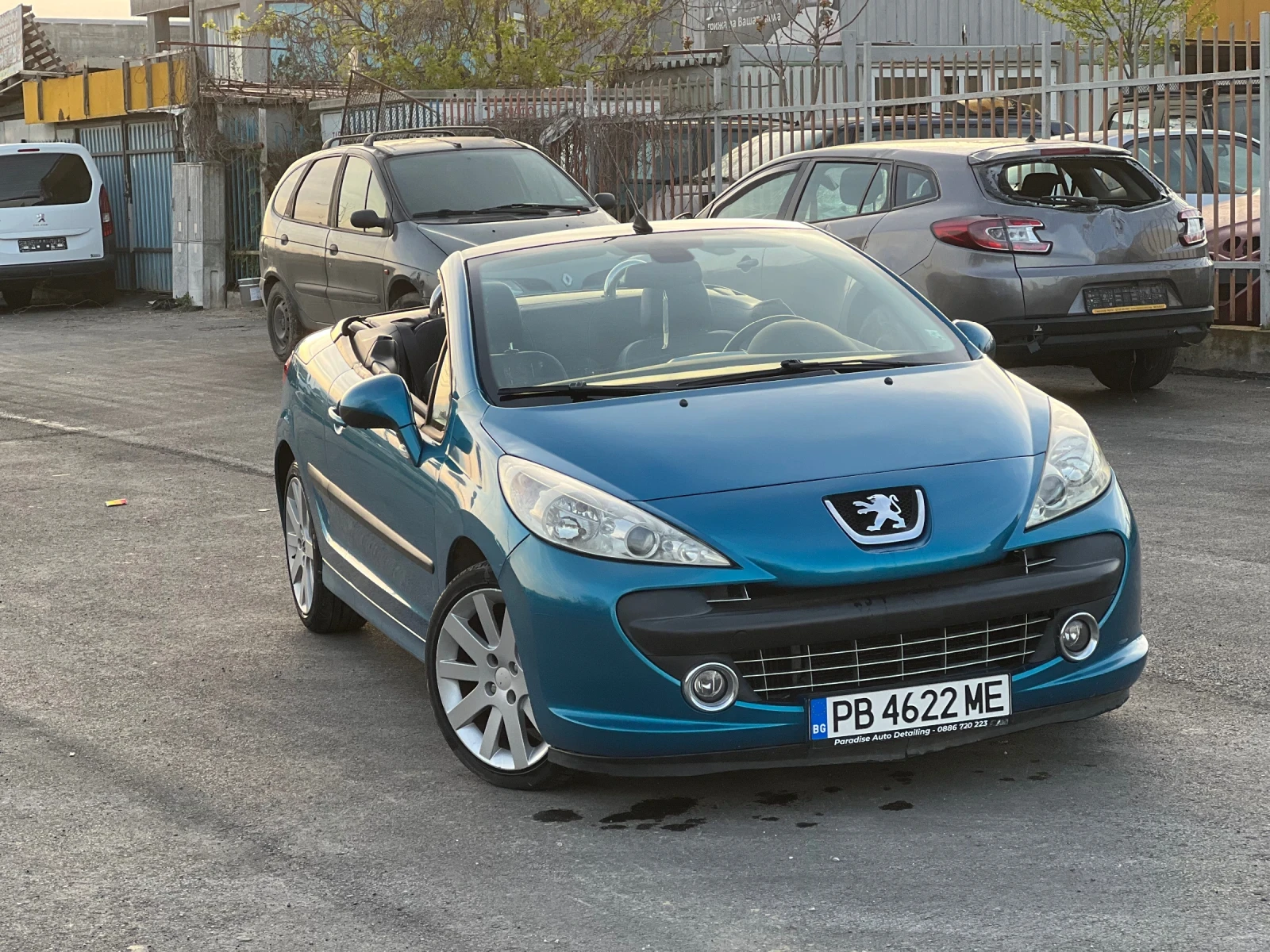 Peugeot 207 CABRIO* GT* 150hp* OCEAN BLUE* RECARO* JBL* TOP* , снимка 3 - Автомобили и джипове - 54284985
