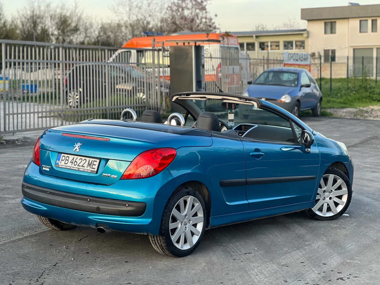 Peugeot 207 CABRIO* GT* 150hp* OCEAN BLUE* RECARO* JBL* TOP* , снимка 4 - Автомобили и джипове - 54284985
