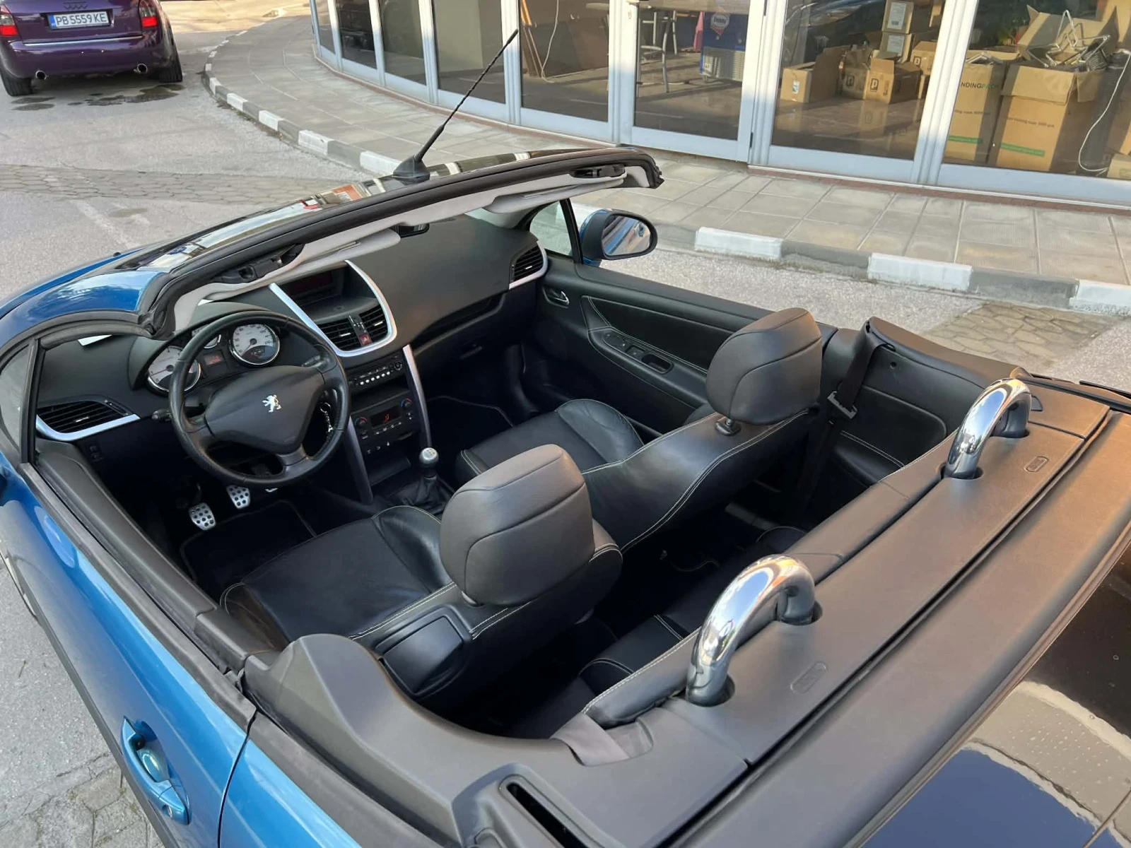 Peugeot 207 CABRIO* GT* 150hp* OCEAN BLUE* RECARO* JBL* TOP* , снимка 11 - Автомобили и джипове - 54284985