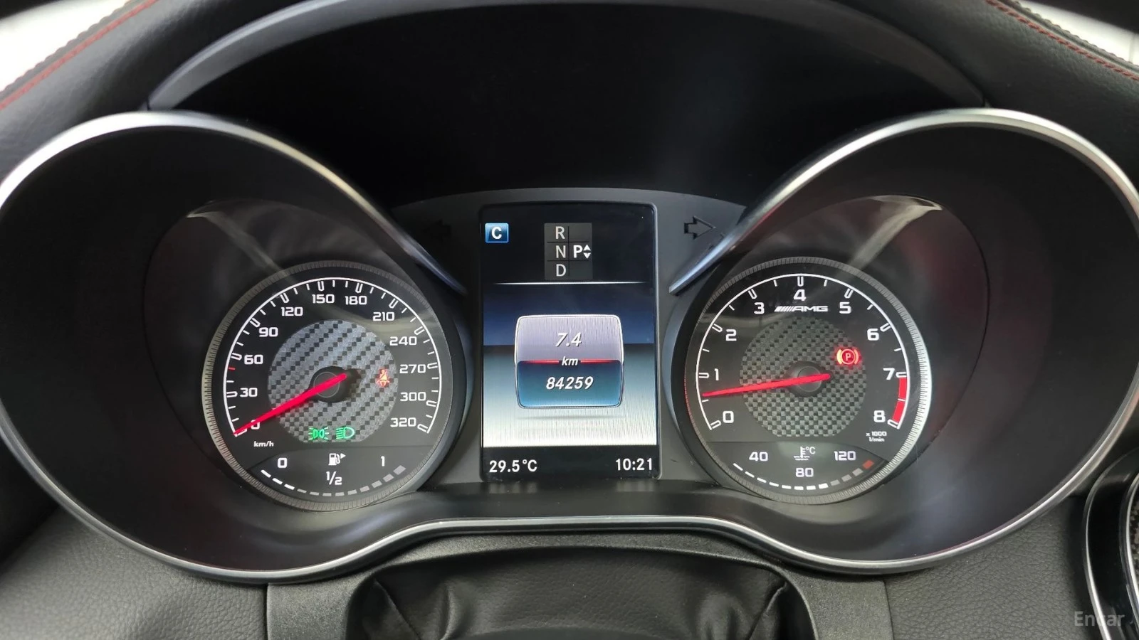 Mercedes-Benz C 63 AMG КОЖА* ПОДГРЕВ* BURMASTER* PANO* 360, снимка 7 - Автомобили и джипове - 55675315