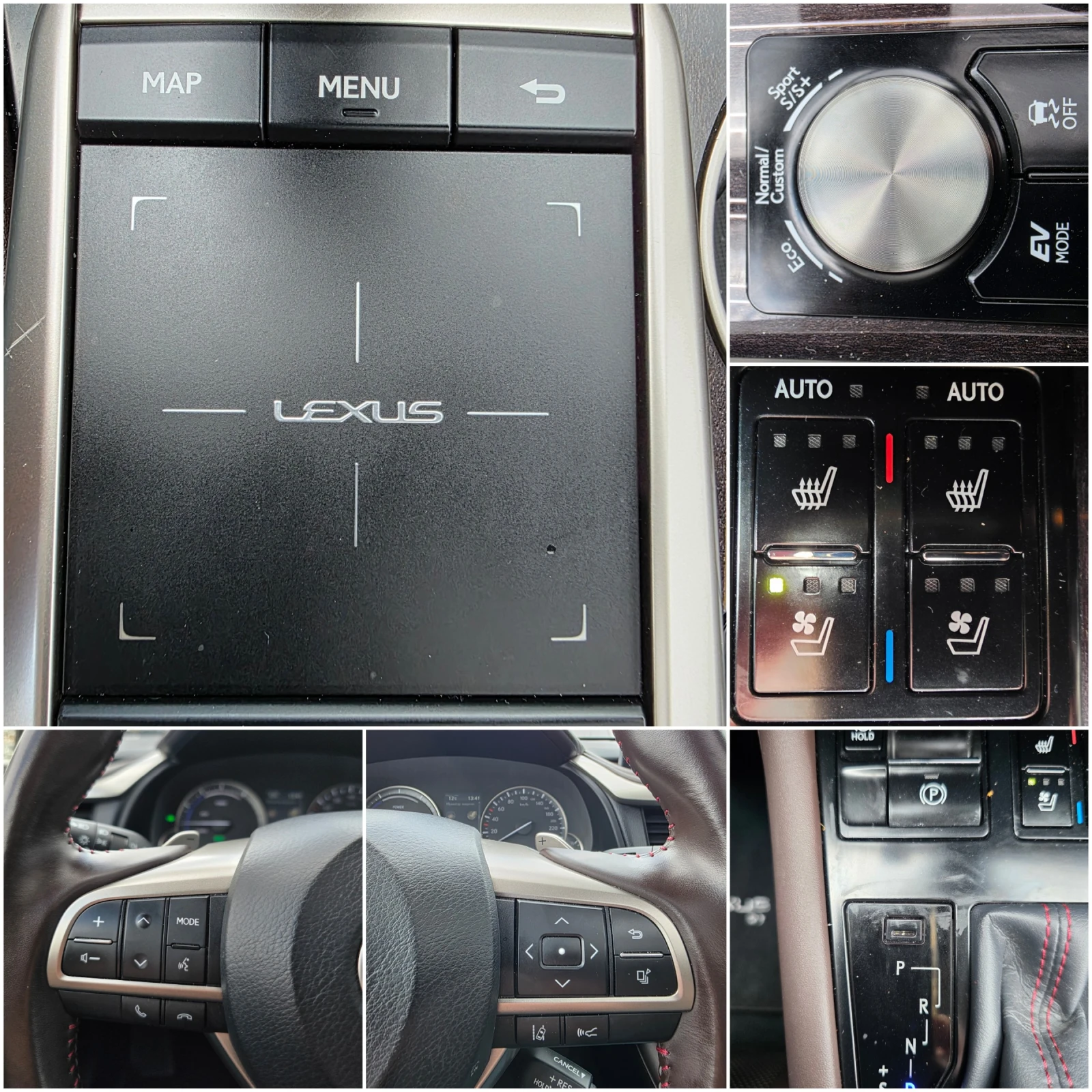 Lexus RX 450h Facelift/Luxury/360Camera/HUD/BSM/В Гаранция, снимка 15 - Автомобили и джипове - 54155504