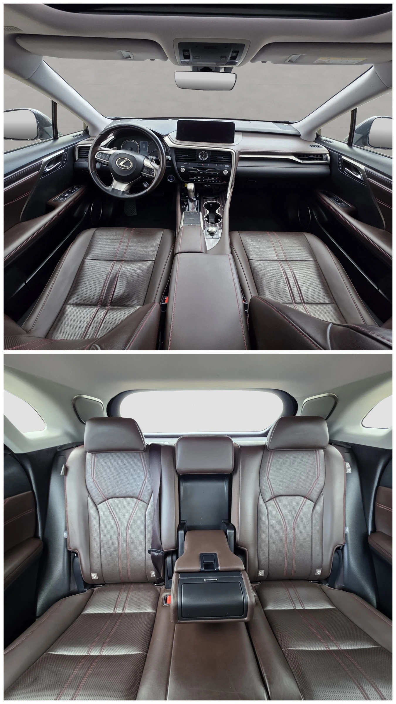 Lexus RX 450h Facelift/Luxury/360Camera/HUD/BSM/В Гаранция, снимка 13 - Автомобили и джипове - 54155504