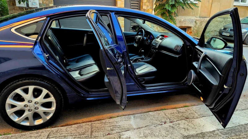 Mazda 6 2.5i-GINZA-LUX-кожа-верига-6speed-japan, снимка 13 - Автомобили и джипове - 51556327