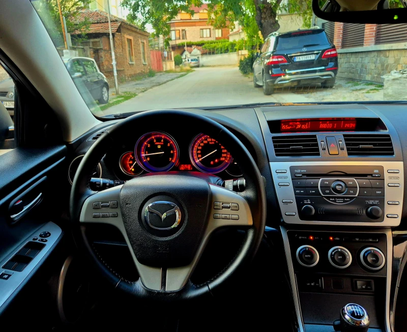 Mazda 6 2.5i-GINZA-LUX-кожа-верига-6speed-japan, снимка 15 - Автомобили и джипове - 51556327