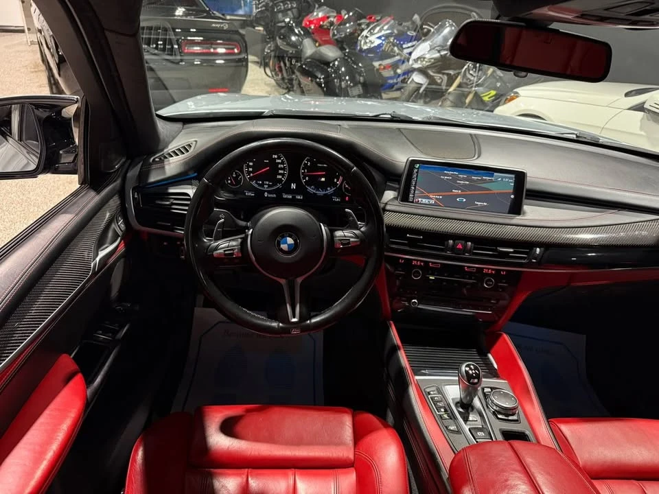 BMW X5M * M* RED LEATHER* HARMAN KARDON* FULL* HEAD UP* , снимка 8 - Автомобили и джипове - 54164575