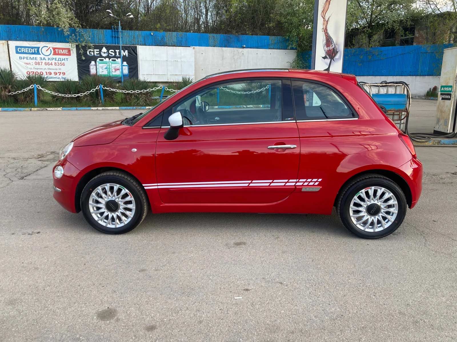 Fiat 500 EURO 6, снимка 8 - Автомобили и джипове - 54347087