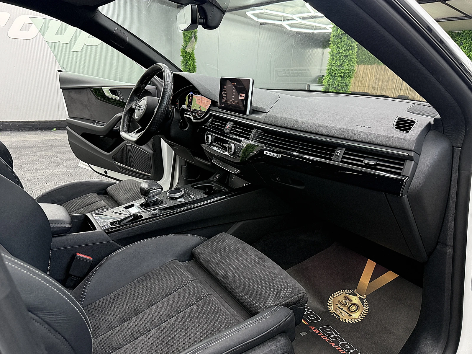 Audi A5 S-Line+ + + /PANORAMA/PODGREV/KeylessGo/ЛИЗИНГ, снимка 13 - Автомобили и джипове - 55693221