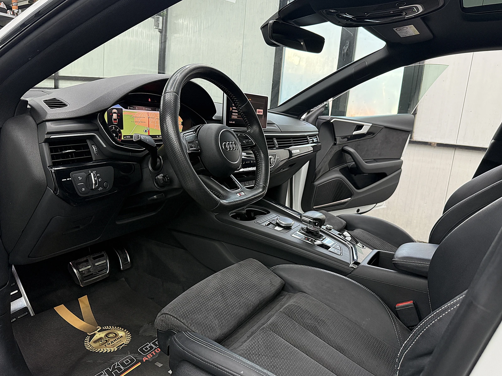 Audi A5 S-Line+ + + /PANORAMA/PODGREV/KeylessGo/ЛИЗИНГ, снимка 14 - Автомобили и джипове - 55693221