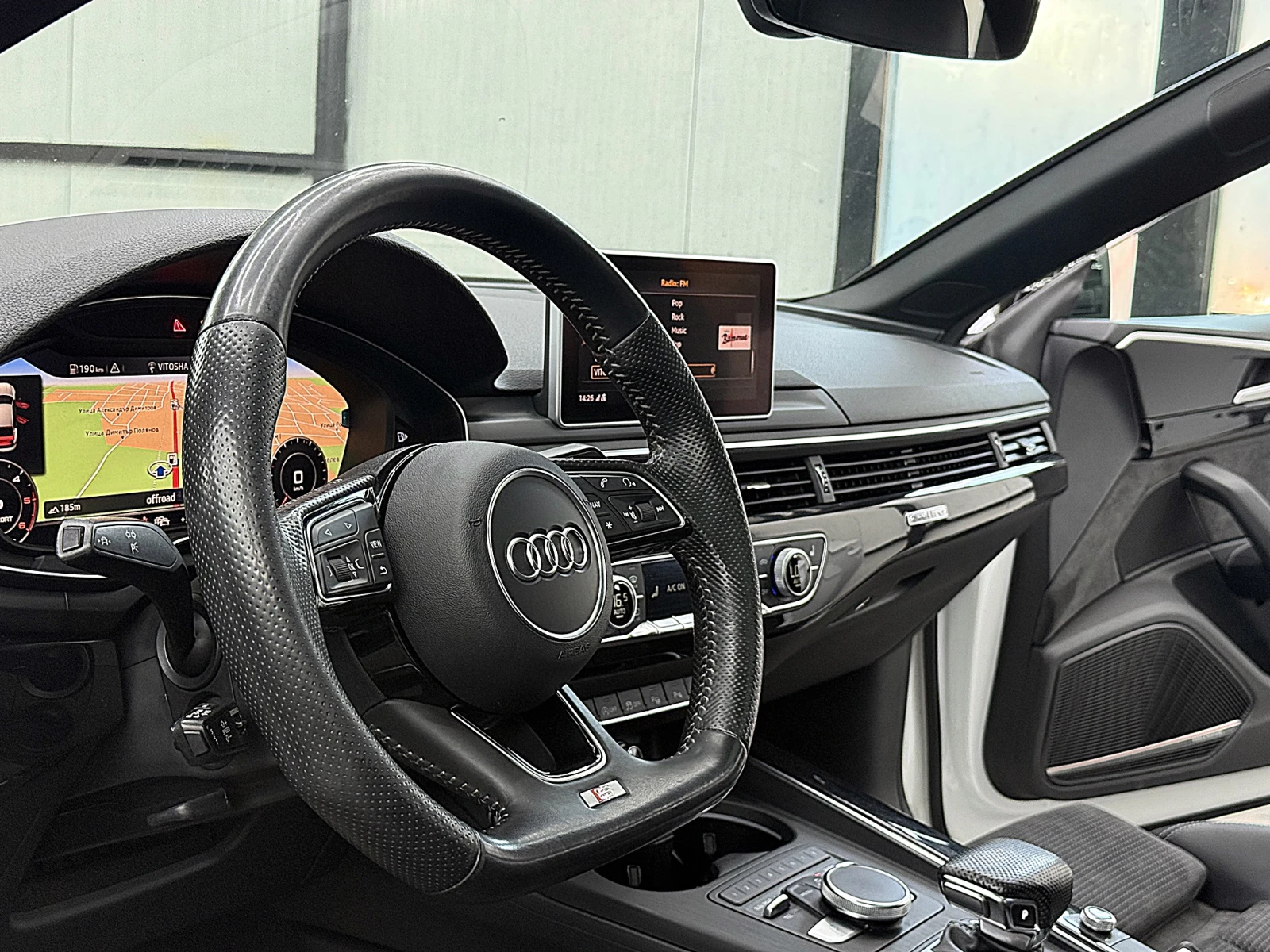 Audi A5 S-Line+ + + /PANORAMA/PODGREV/KeylessGo/ЛИЗИНГ, снимка 15 - Автомобили и джипове - 55693221