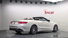 Mercedes-Benz S 63 4MATIC* CABRIO* КОЖА* ПОДГРЕВ* ОБДУХВ* BURMASTER*  | Auto.bg — изображение 2