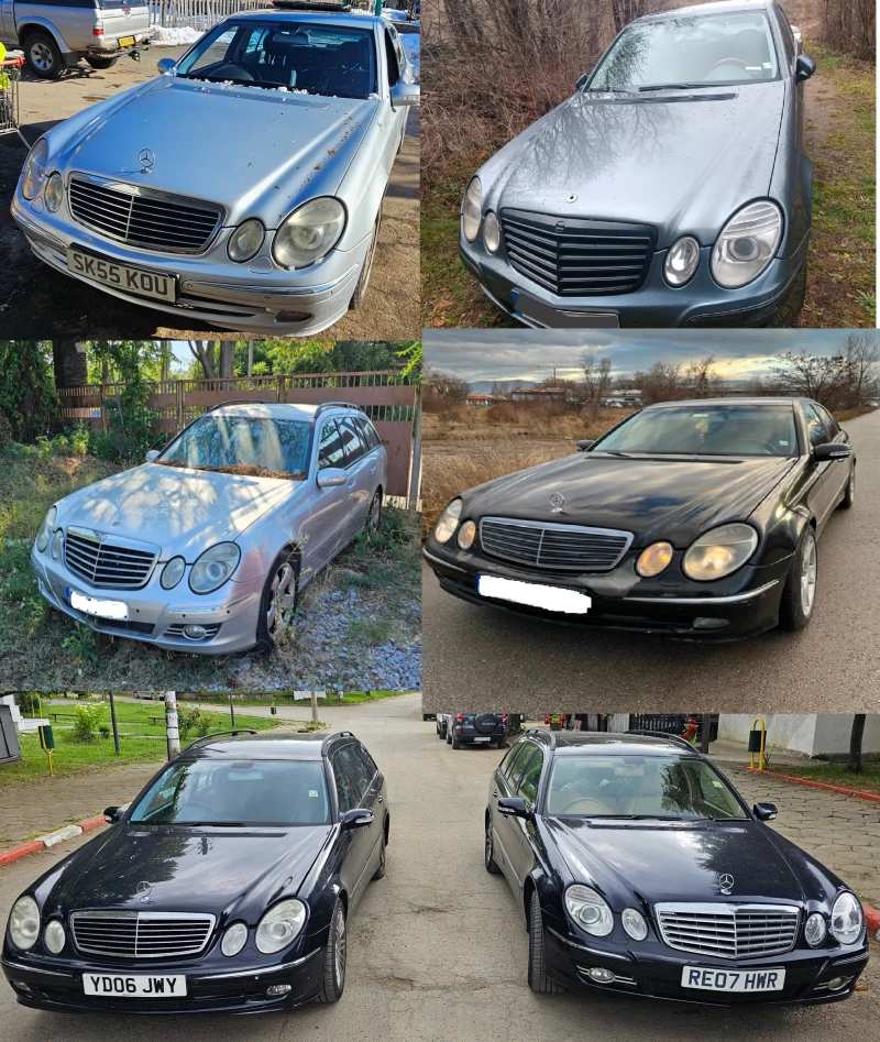 Mercedes-Benz E 320 2.2, 2.4, 2.7, 2.8, 3.2  На части над 70 броя , снимка 1 - Автомобили и джипове - 31944928